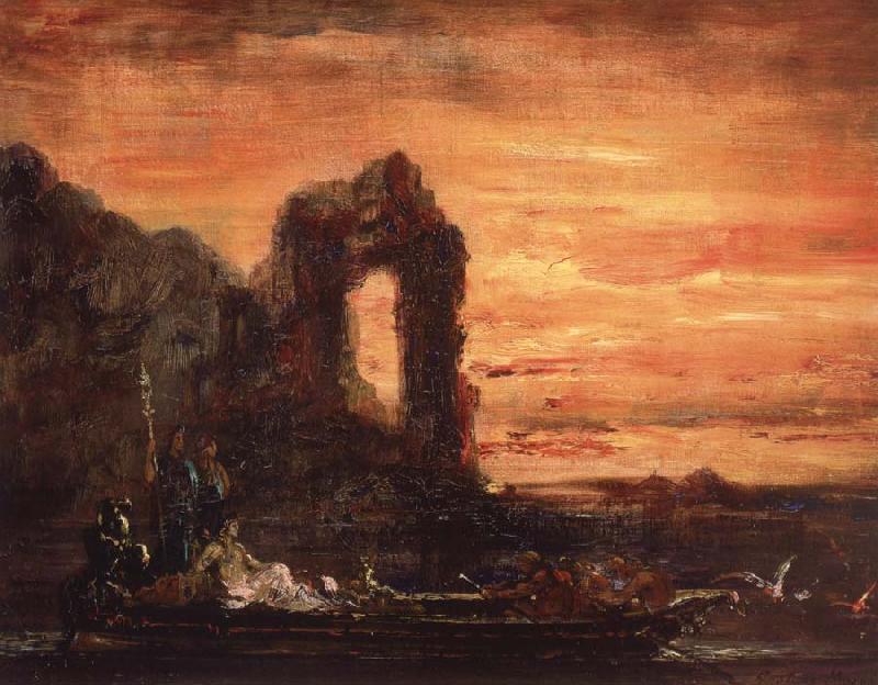 Gustave Moreau Klopatra on the Nile oil painting image